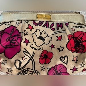 Vintage Coach Wristlet (Floral)